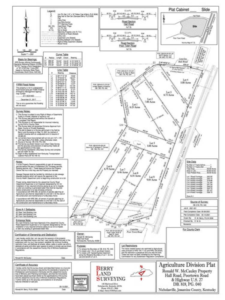 Lot 6 Poortown Road, Nicholasville, KY 40356 MLS 23022309