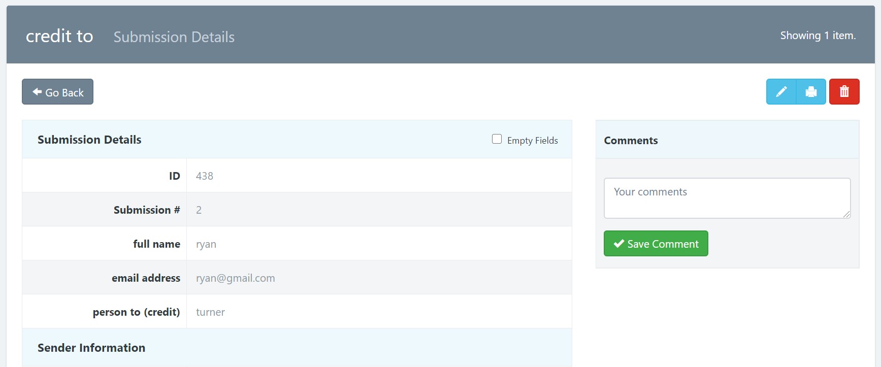hidden fields for tracking