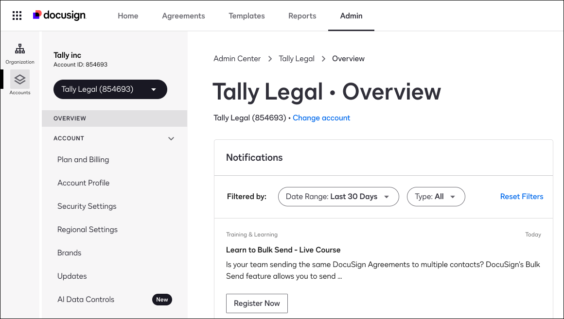 Docusign Admin and Docusign eSignature Settings UI Changes August 2024 FAQ
