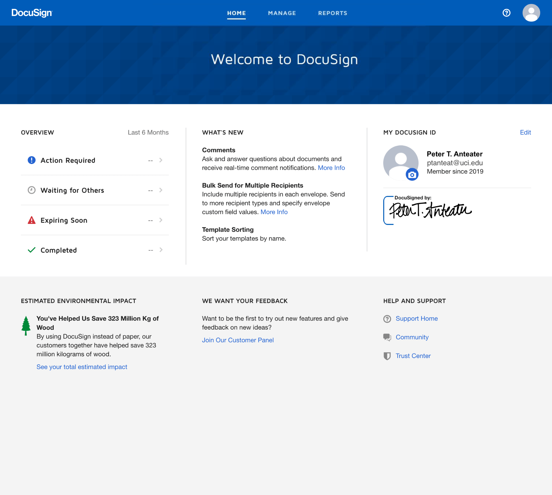 DocuSign Help UCI DocuSign