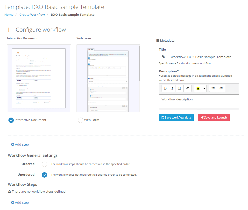 Creating A Workflow From Scratch Docxpresso