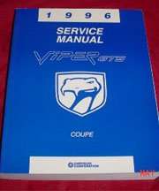1996 Dodge Viper GTS Service Manual