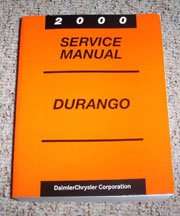 2000 Dodge Durango Shop Service Repair Manual