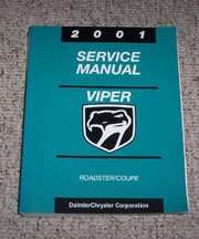 2001 Dodge Viper Shop Service Repair Manual