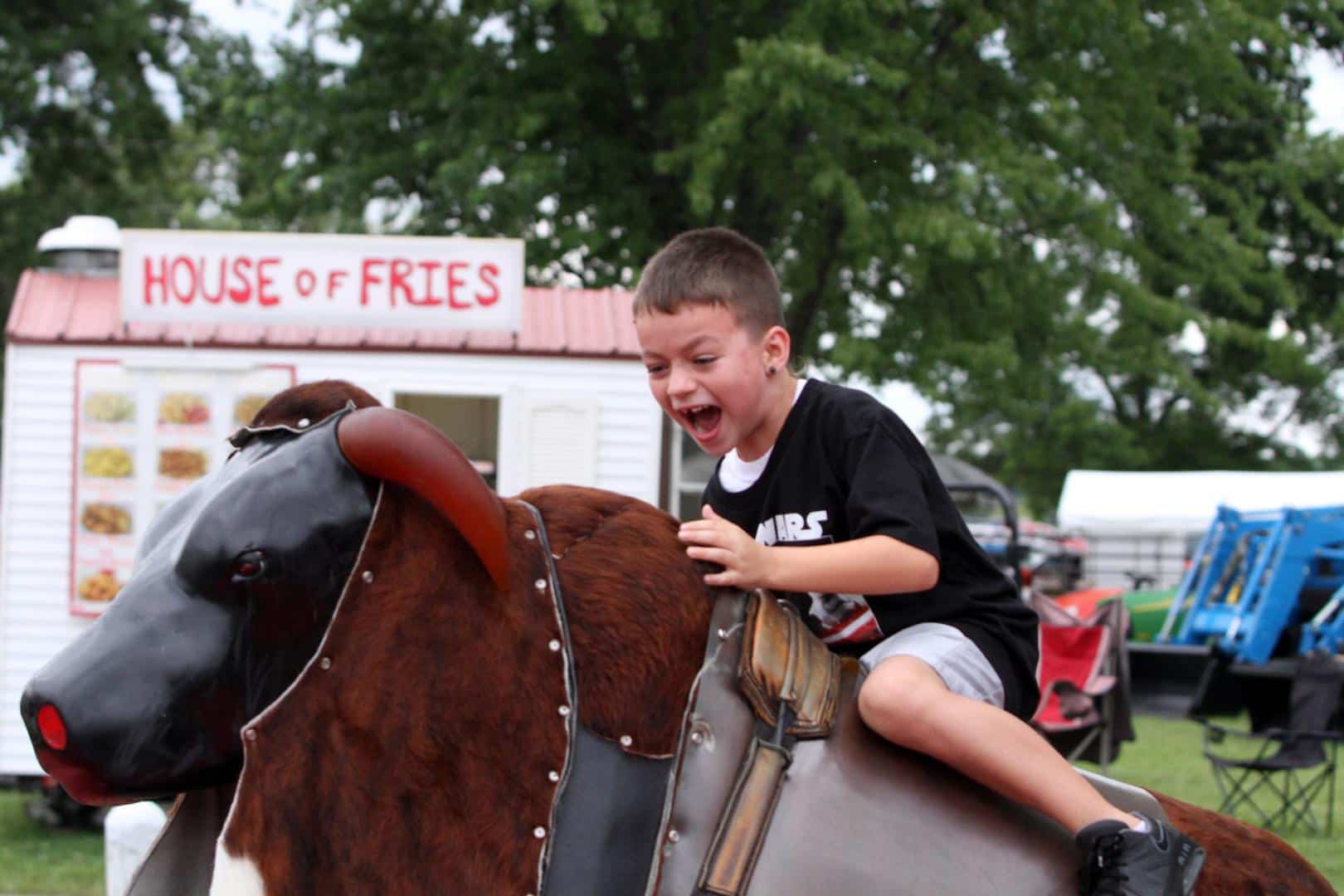 kidridemechanicalbullbeaverdamwisconsin Dodge County Fairgrounds