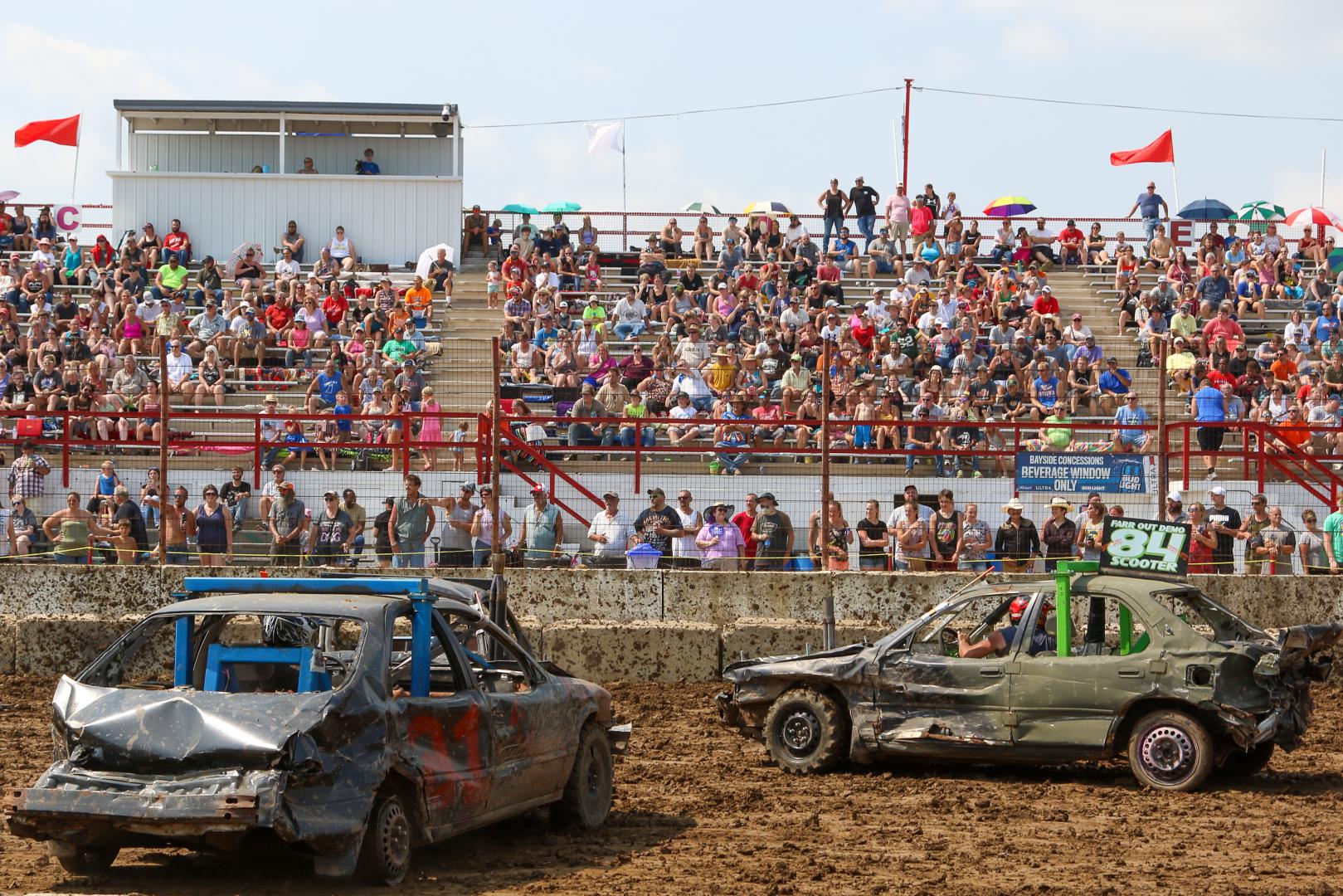 Crash Crazy Motorsports stages two demolition derbies at Dodge County