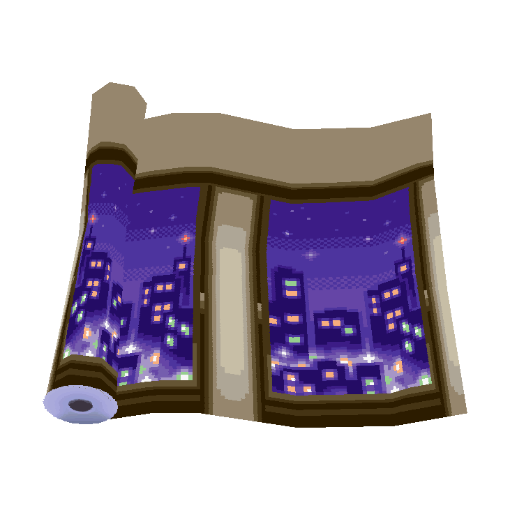 Cityscape wall (Wild World) Animal Crossing Wiki Nookipedia