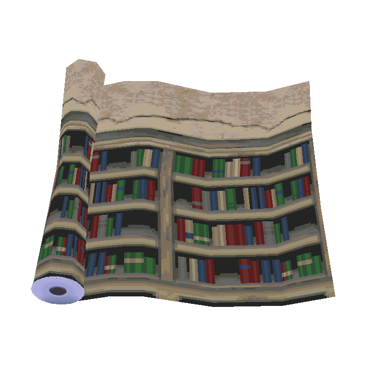 Library wall (Wild World) Animal Crossing Wiki Nookipedia
