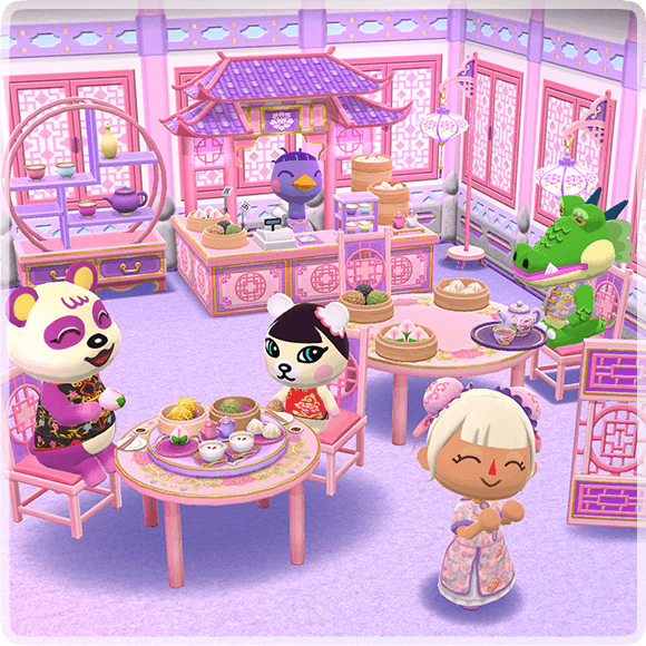 Pretty Pastels Cafe Set Animal Crossing Wiki Nookipedia