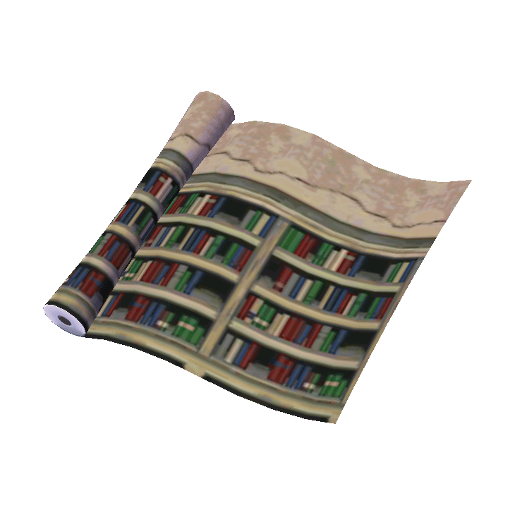 Library wall (New Leaf) Animal Crossing Wiki Nookipedia