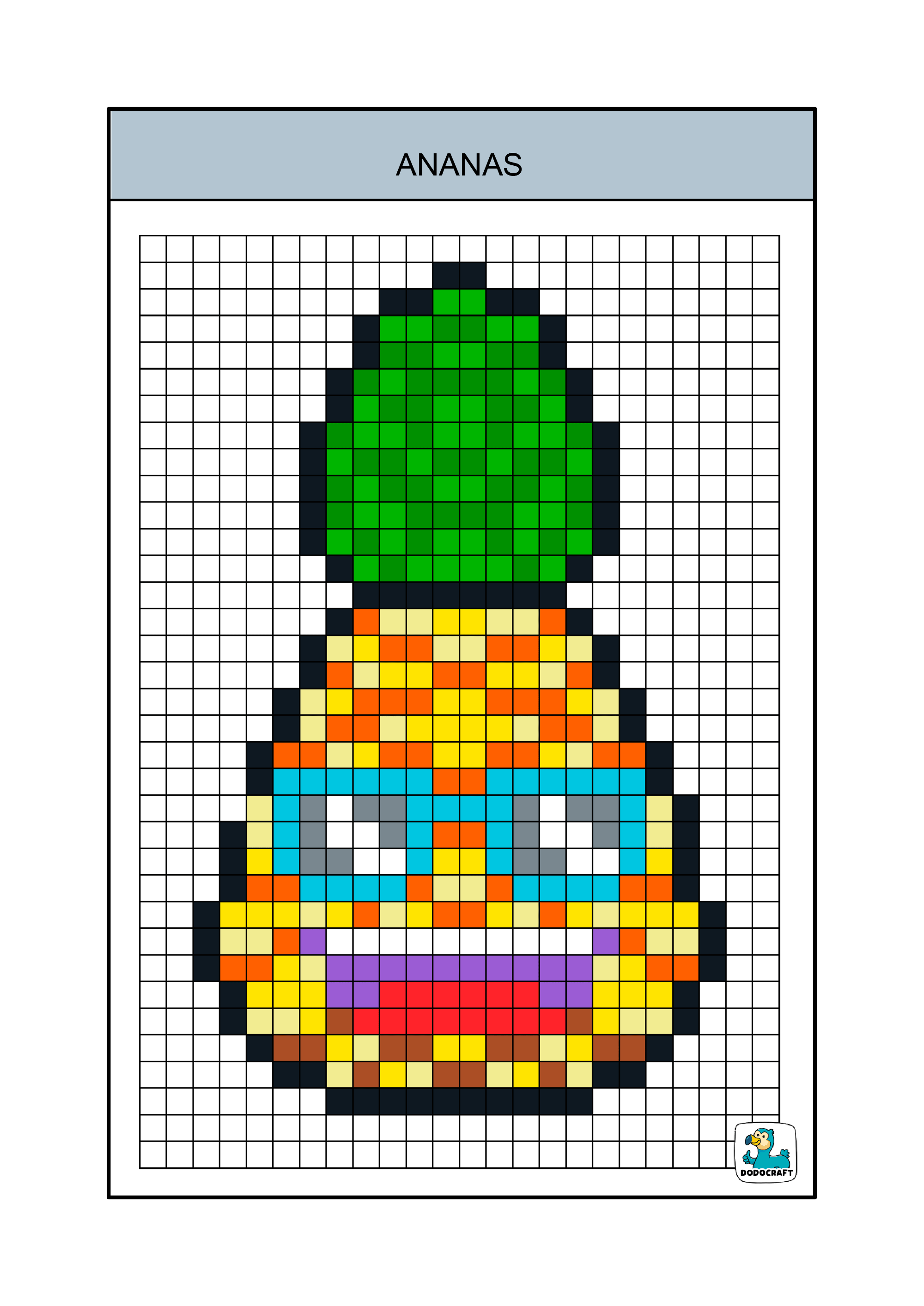 Modèles Pixel Art Dodocraft