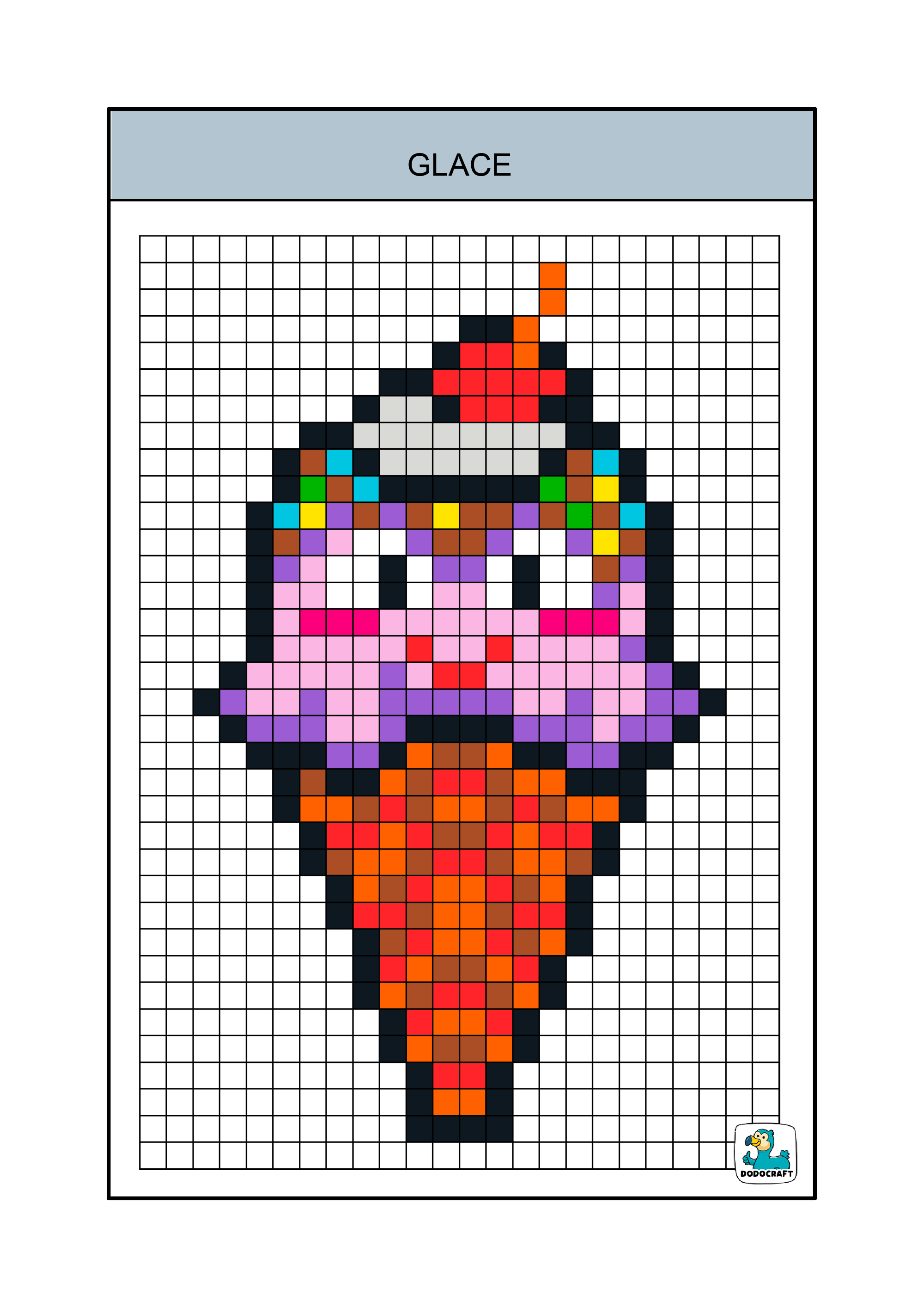 Modèles Pixel Art Dodocraft