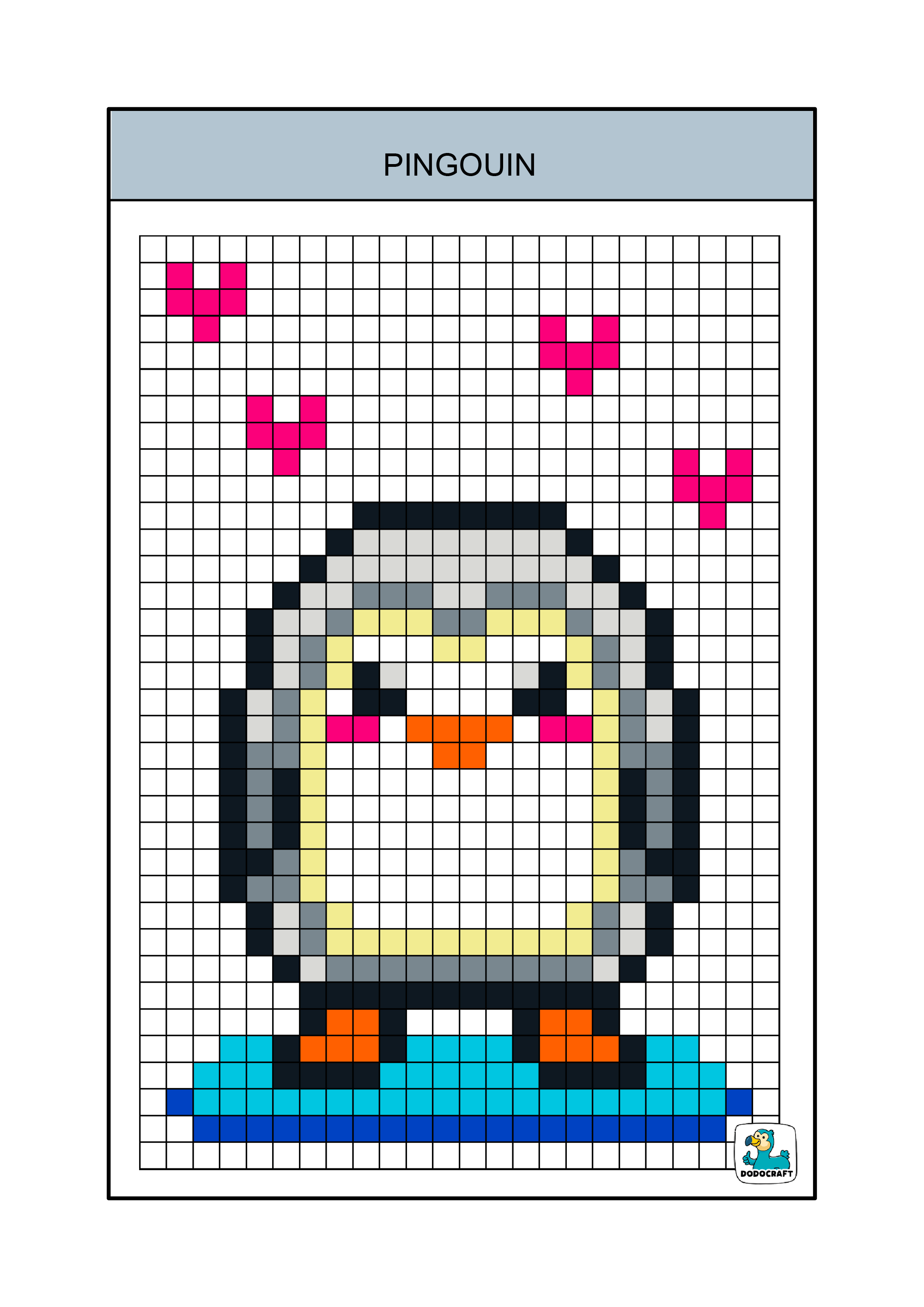 Modèles Pixel Art Dodocraft