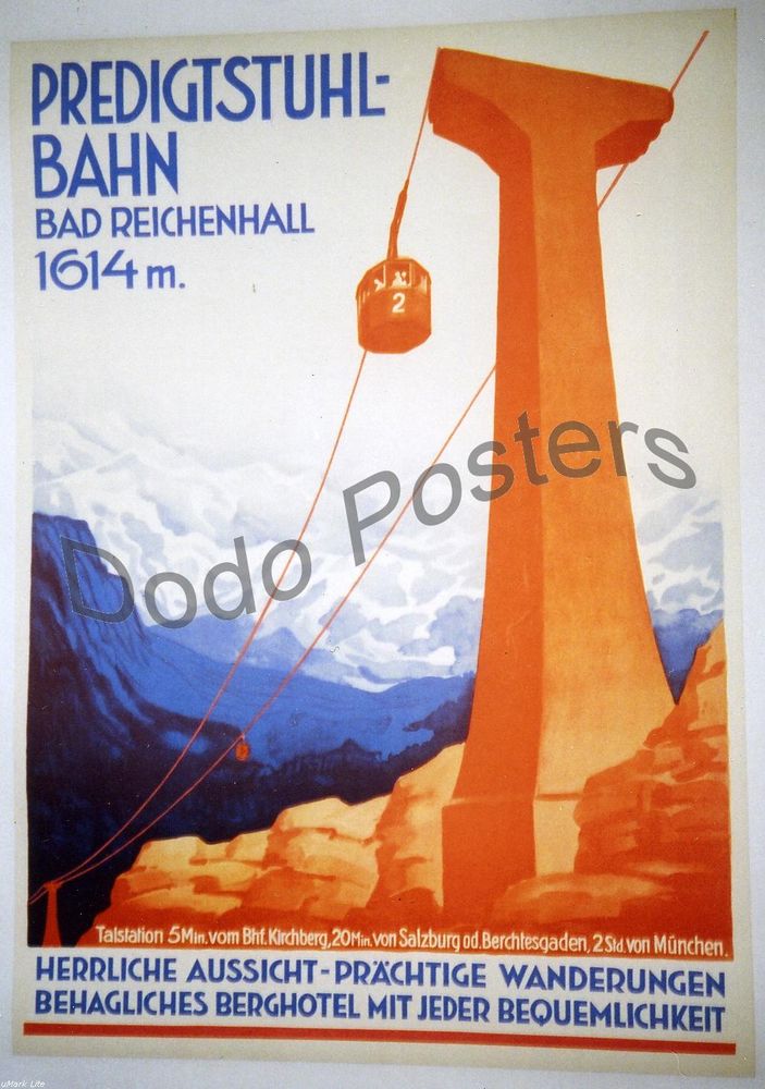 Bad Reichenhall (red) Dodo Posters