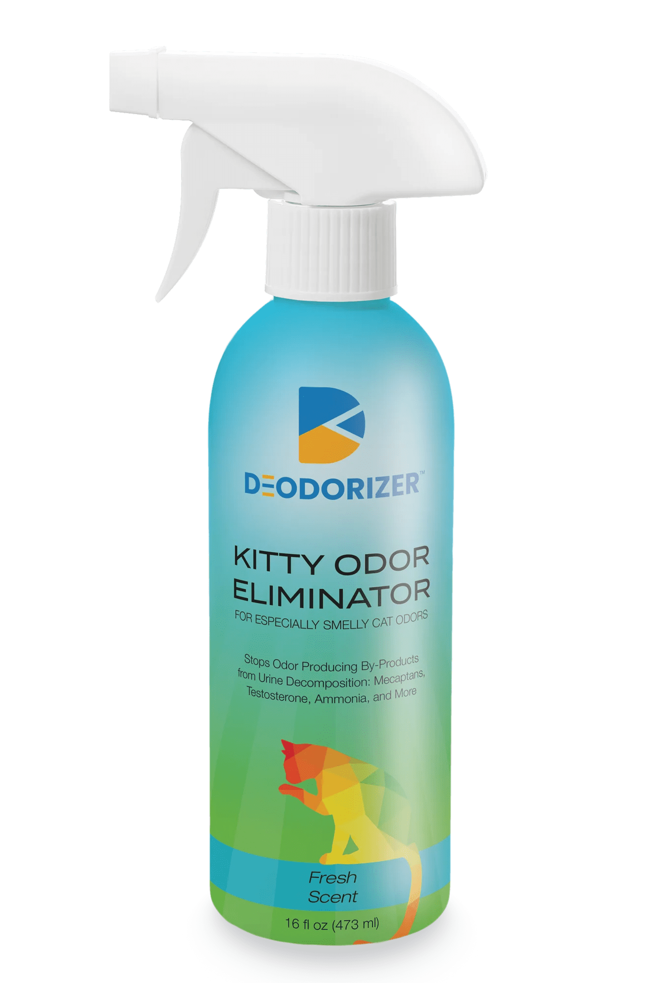 Kitty Odor Eliminator 16oz Spray for cat urine, feces, vomit, litter