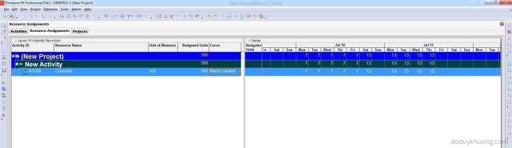 How does Primavera P6 calculate Planned Value Cost for Activities