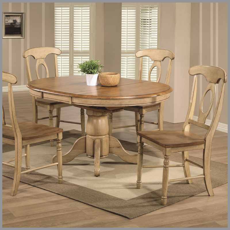 Quails Run Pedestal Table Collection Doerr Furniture