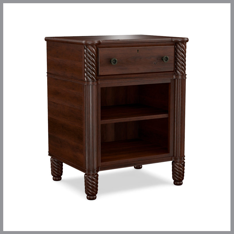 Washington Mt. Vernon 1Drawer Open Nightstand Doerr Furniture