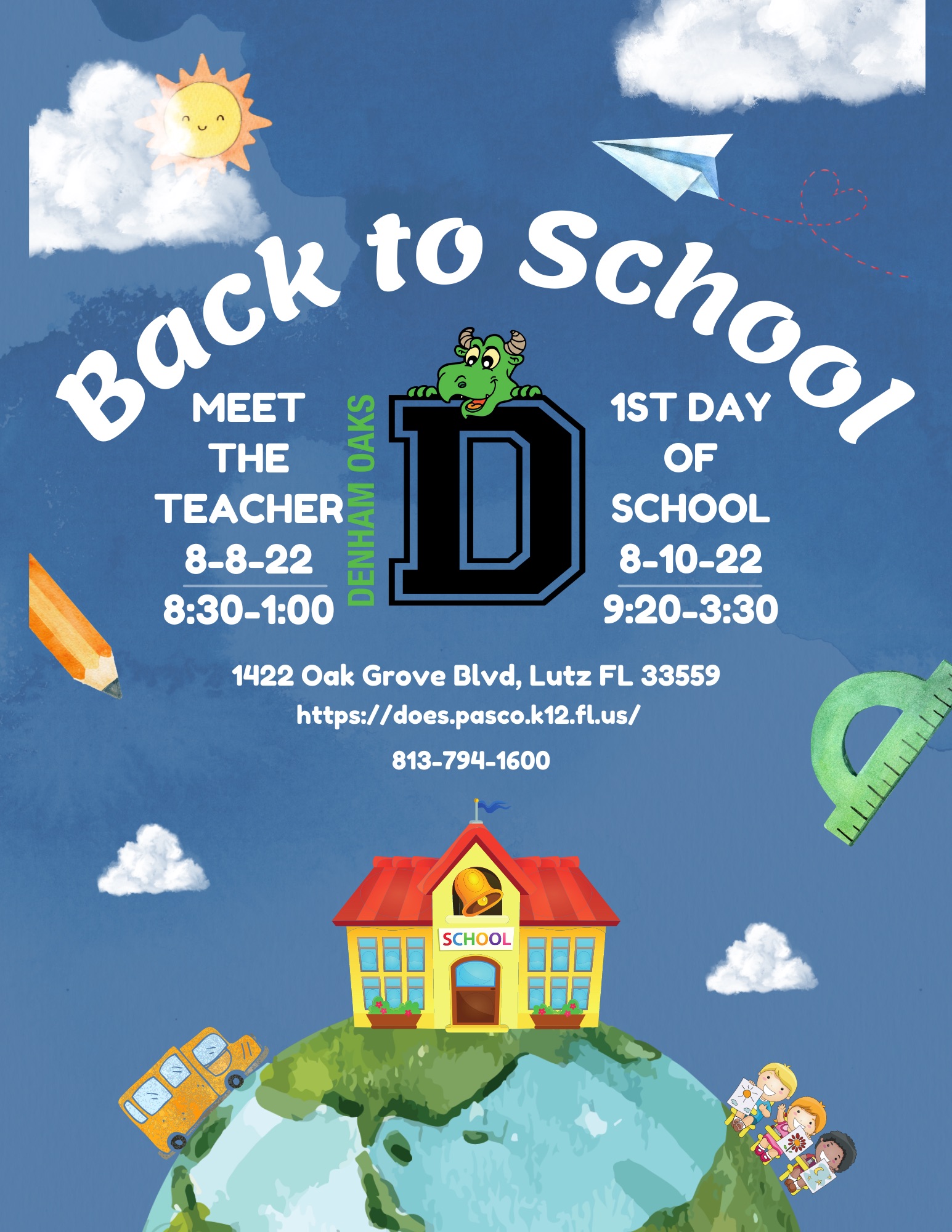 Denham Oaks Elementary School Calendar 2024 Denham Oaks Elementary School Helping students reach their highest potential!