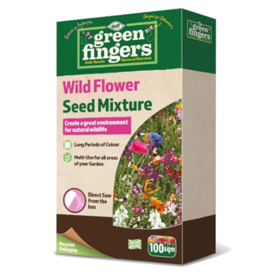 Green Fingers Wild Flower Seed Mix Doff Portland Limited