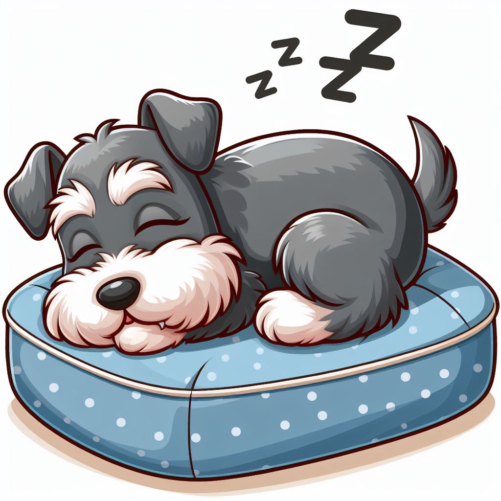 💤 Do Miniature Schnauzers Dream? Exploring Their Sleeping Habits!