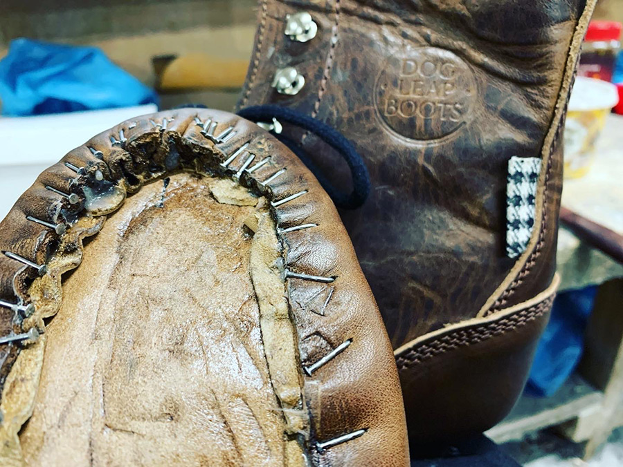 Handmade boots process See how Dog Leap Boots are made
