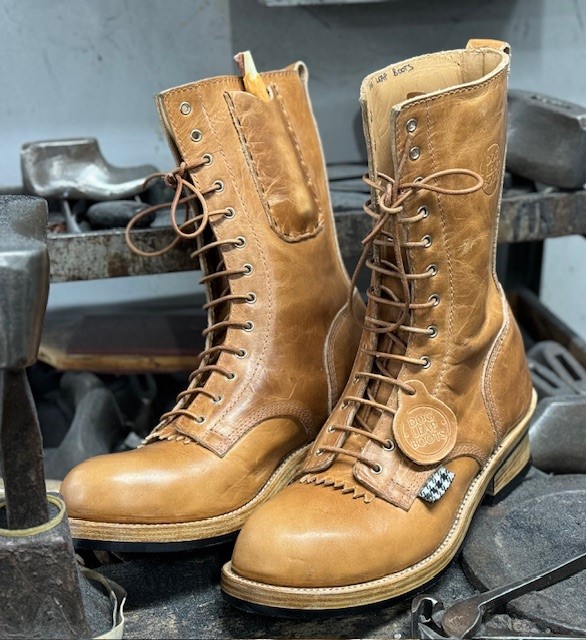 Longsands Dog Leap Boots Handmade leather boots in the UK