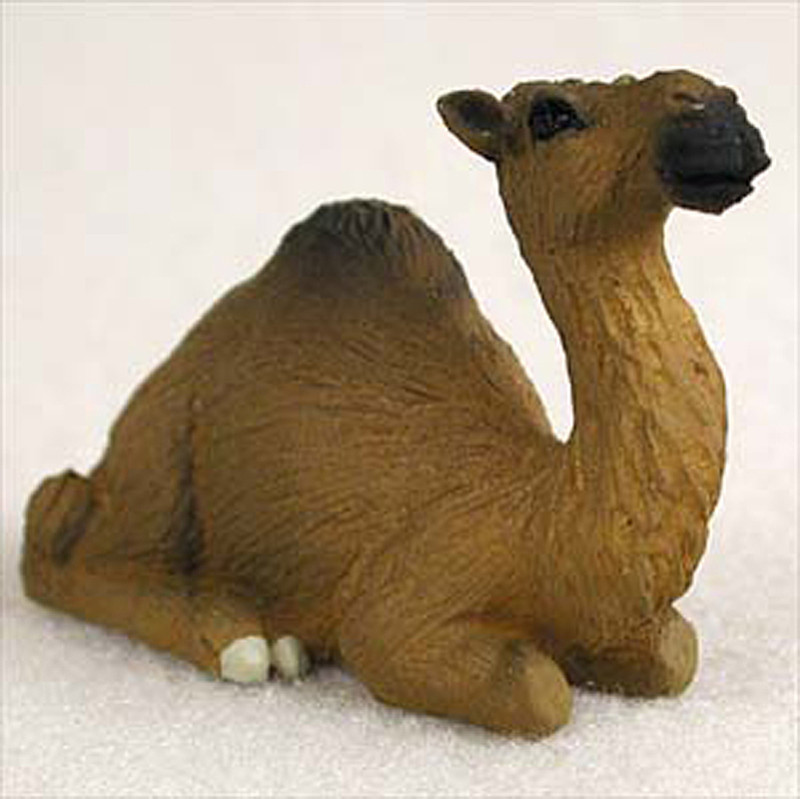 Camel Mini Resin Hand Painted Wildlife Animal Figurine Dromedary