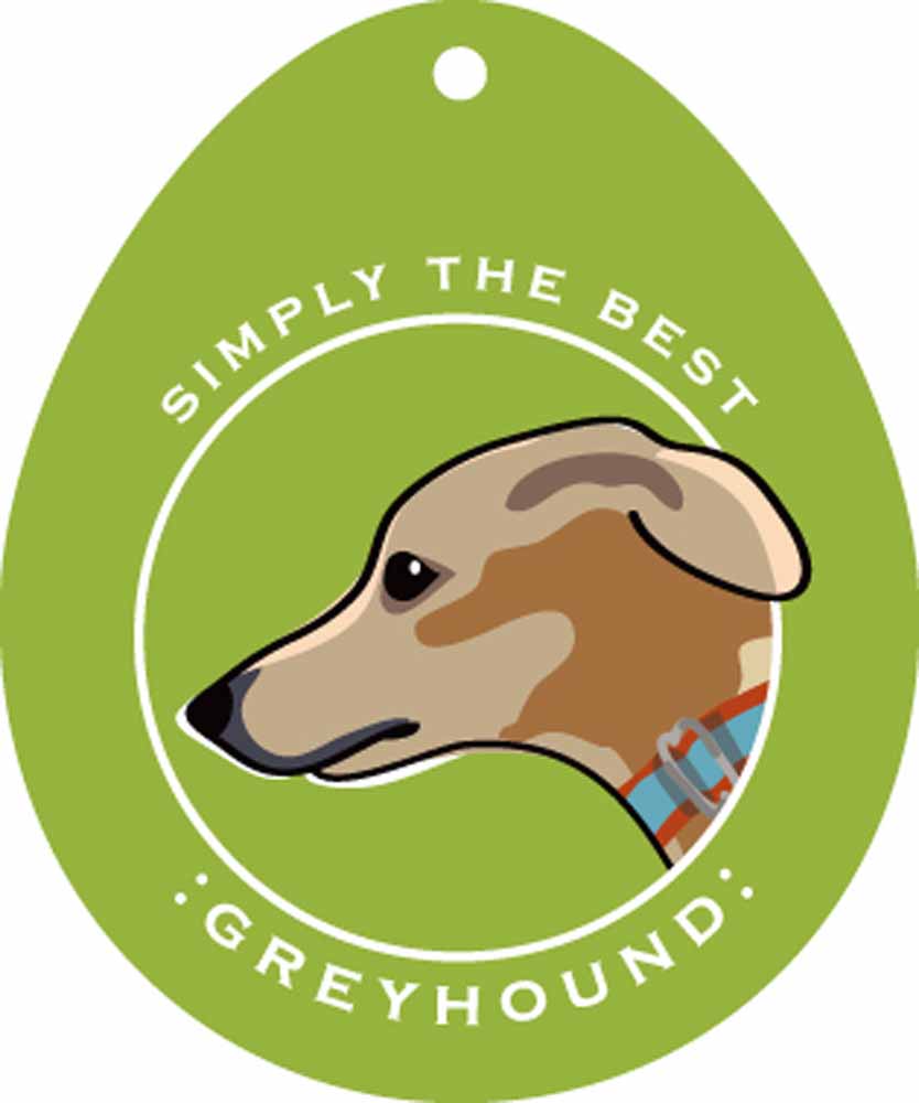 Greyhound Sticker 4x4"