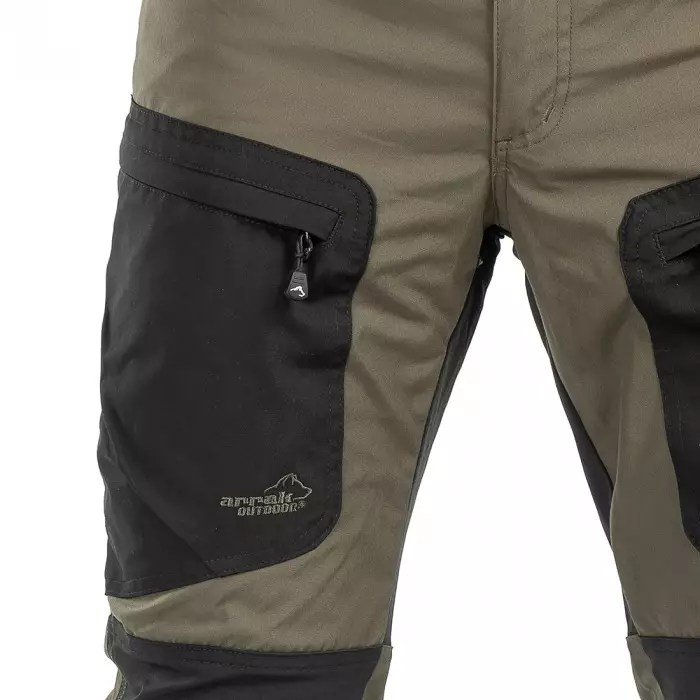 NEW Active Stretch Pants Men Brown (long)