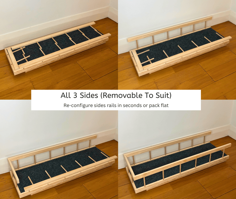 Premium Australian Made Height Adjustable Wooden Dog Pet Ramps The