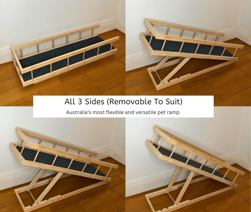 Premium Australian Made Height Adjustable Wooden Dog Pet Ramps The