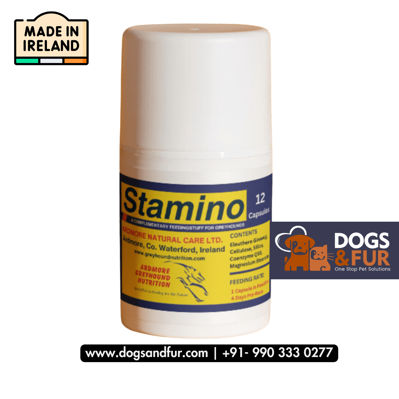 STAMINO Dog Energy & Performance Booster Dogs&Fur
