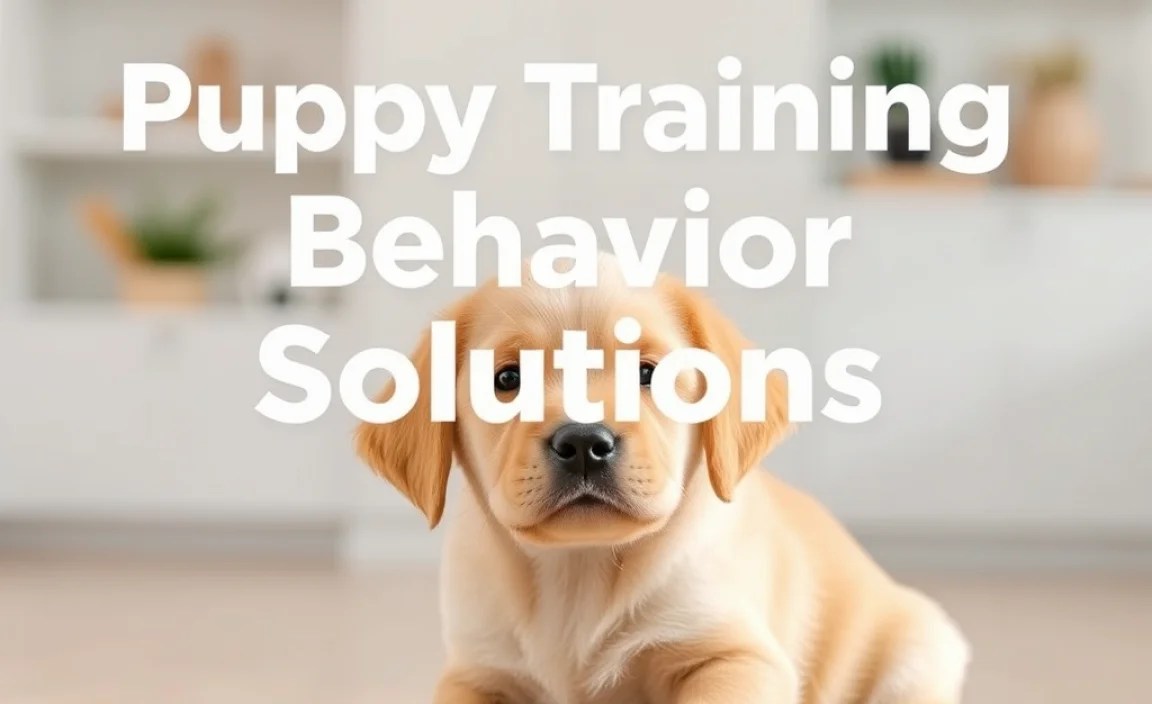 Common Puppy Behavior Solutions