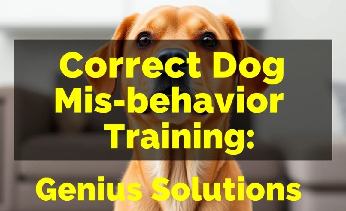 Correct Dog Misbehavior Training: Genius Solutions