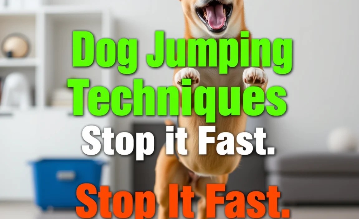 Dog Jumping Techniques: Stop It Fast