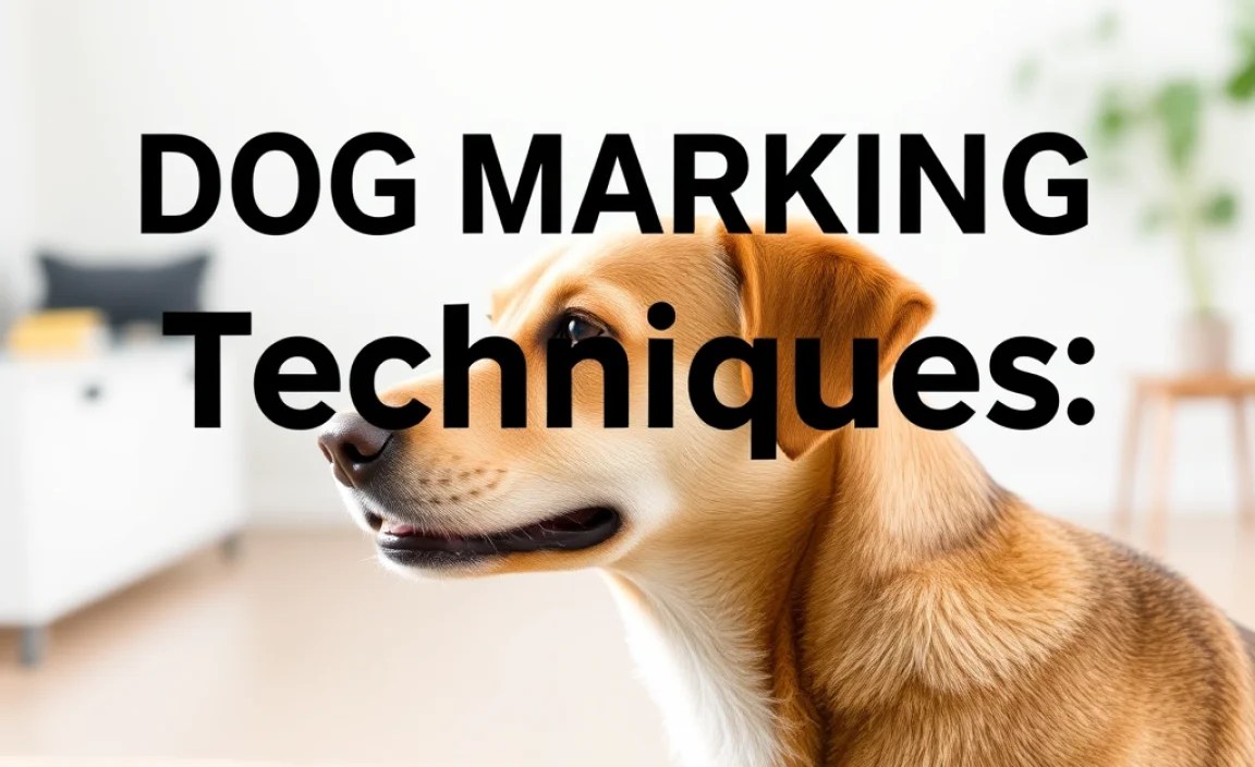 Dog Marking Techniques: Effortless Solutions