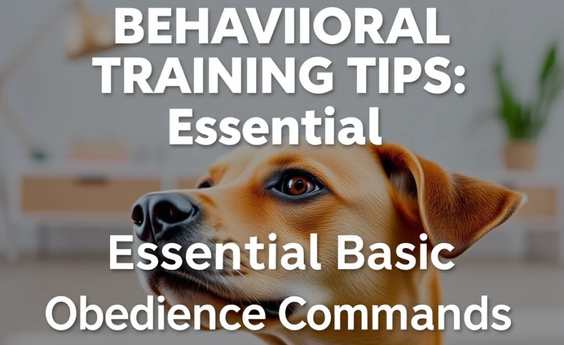Essential Basic Obedience Commands