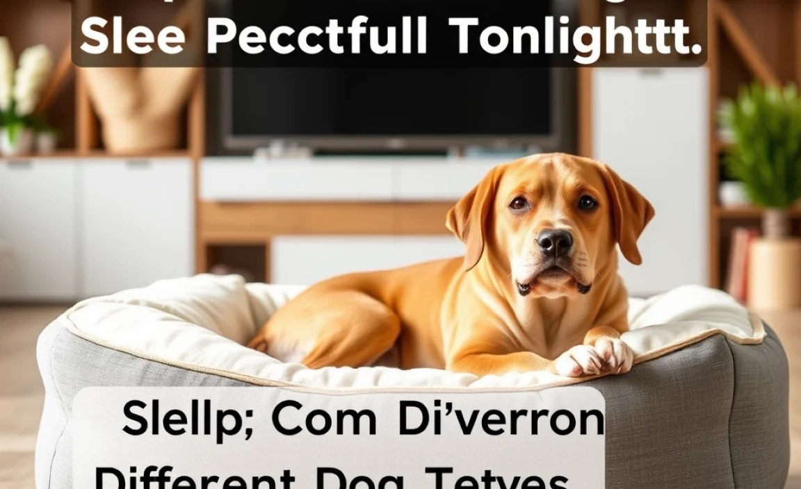 Table: Comparing Different Dog Bed Types