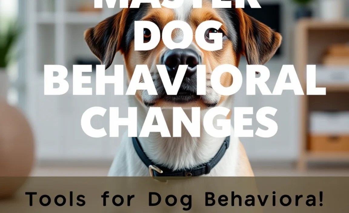 Tools for Dog Behavioral Changes Training