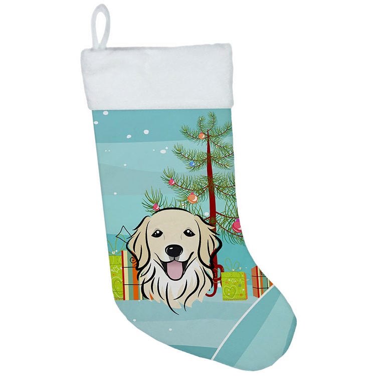 Golden Retriever Christmas Stocking Tree