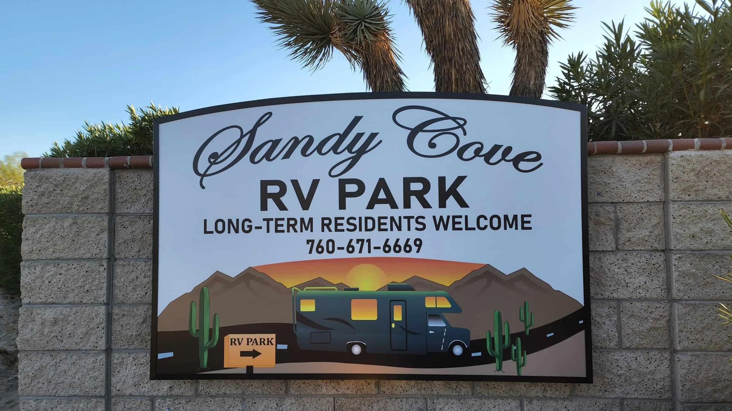 Sandy Cove RV Park Desert Hot Springs Places To Stay