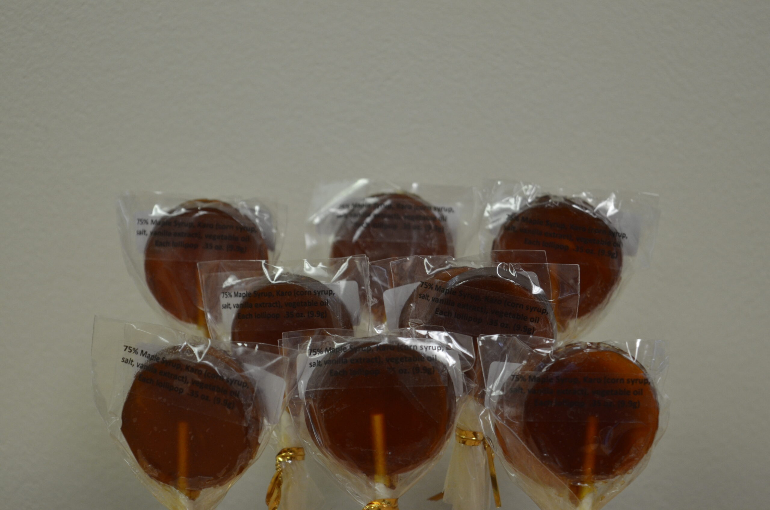 Maple Lollipops Dohner Maple Products LLC
