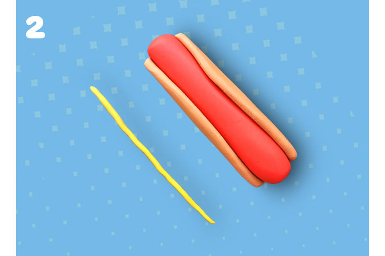 How to make hot dog with doh DIY Do it yourself DohTime