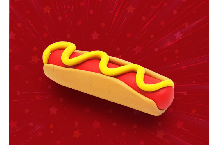 How to make hot dog with doh DIY Do it yourself DohTime