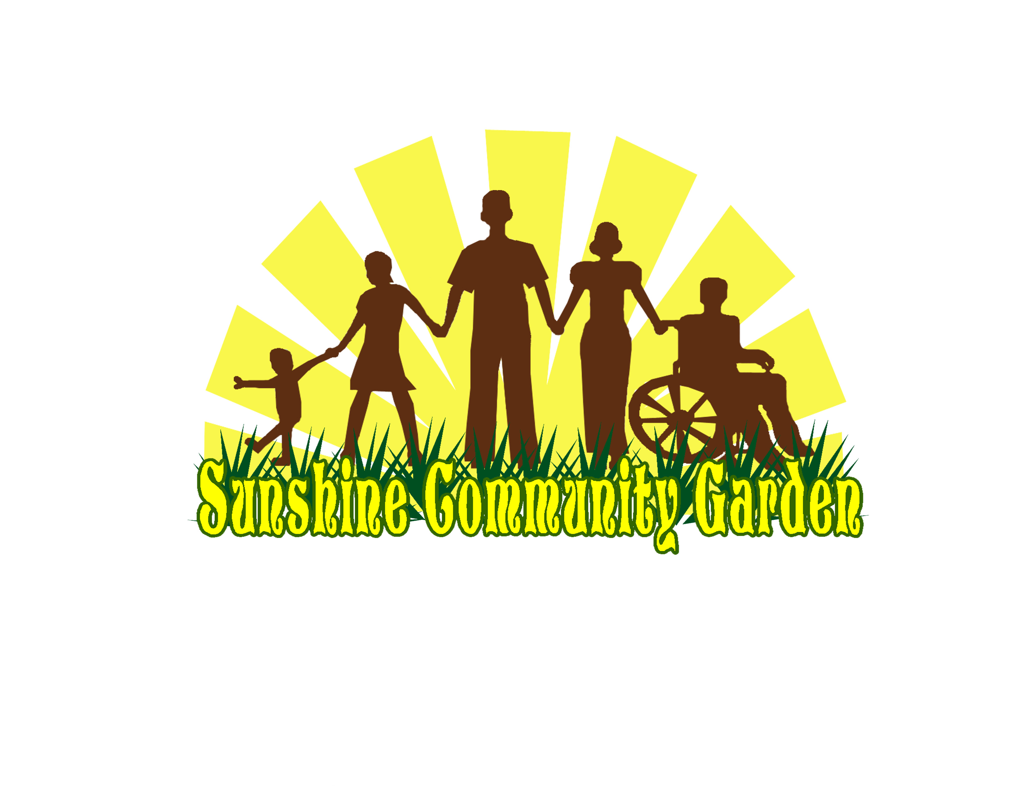 The Sunshine Community Garden's New Logo! Guerrilla Garden Adventures