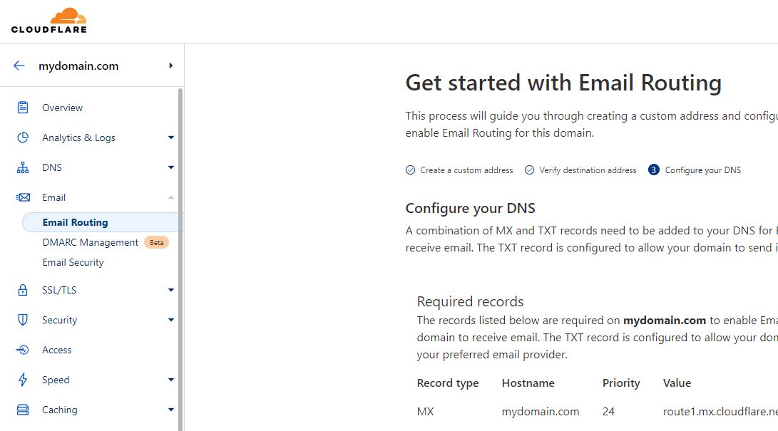 Free domain email 📩 with CloudFlare and Gmail【2023】