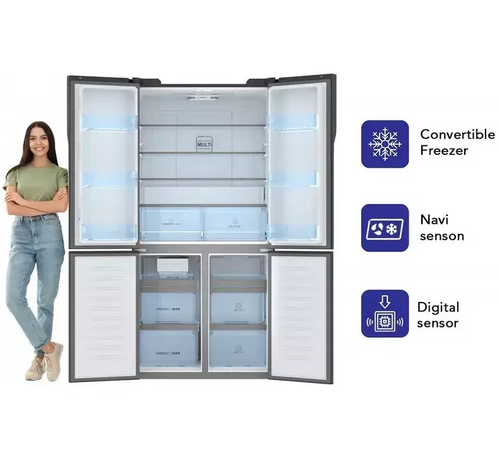 Buy Haier 712 L Inverter FrostFree SidebySide Refrigerator with Twin