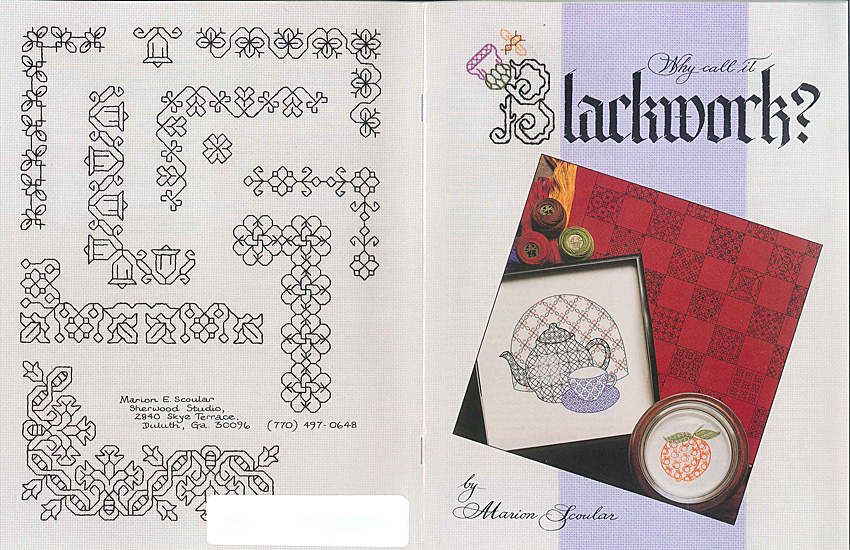 【ドヰ手芸】Blackwork Embroidery Books
