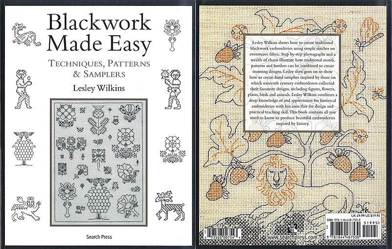 【ドヰ手芸】Blackwork Embroidery Books